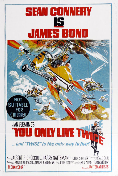 Australian poster from 'You Only Live Twice' - click on the poster to ...