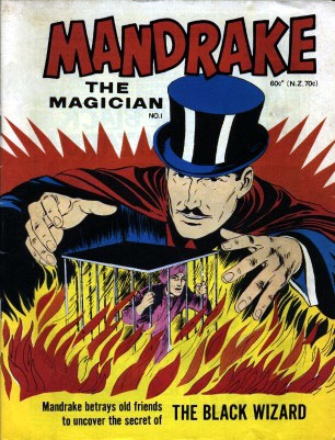 Mandrake - Le thème du 'voyage dans l'espace' au cinéma et dans la bande dessinée