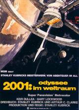 Miniature d'affiche allemande de '2001 : l'odyssée de l'espace'