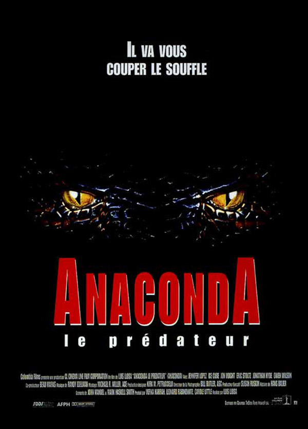 Anaconda 1997 Movie Poster 2 Scifi Movies