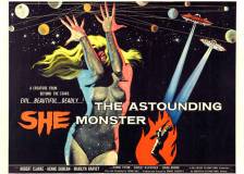 Miniature d'affiche américaine de 'The Astounding She-Monster'