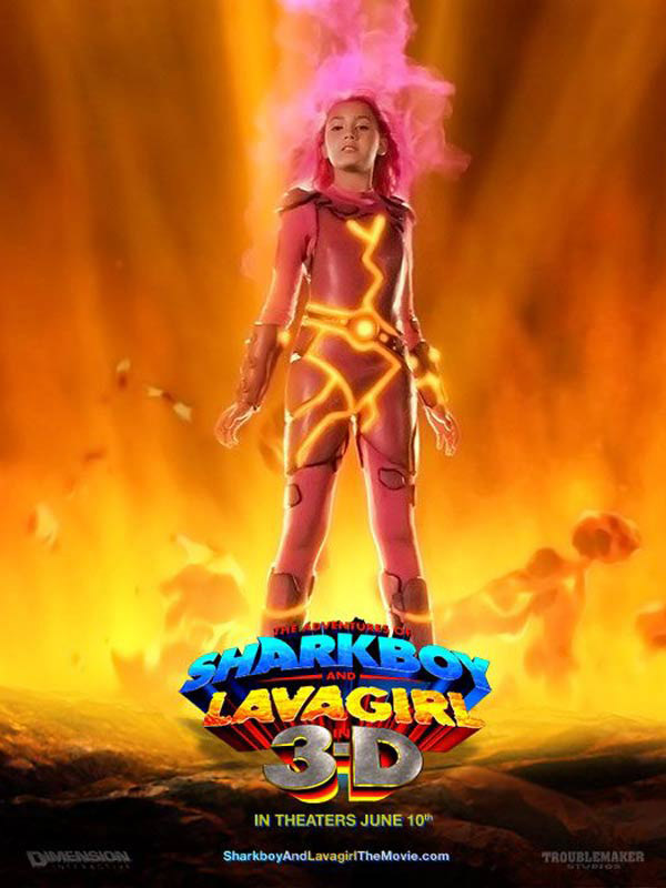 Us poster from 'The Adventures of Sharkboy and Lavagirl 3-D' .