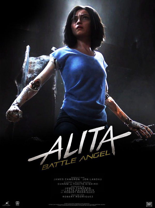 Movie Posters From Alita Battle Angel Robert Rodriguez 2019