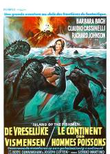 Miniature d'affiche belge de 'Le continent des hommes poissons'