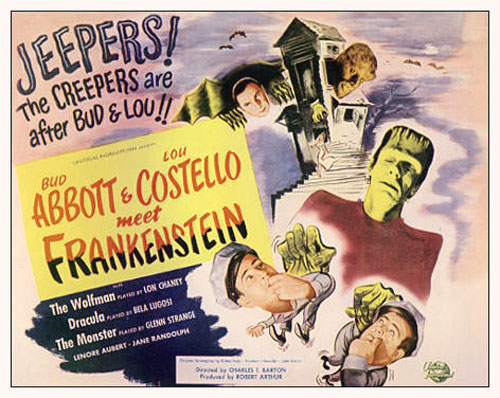 Affiche inconnue de 'Deux nigauds contre Frankenstein'