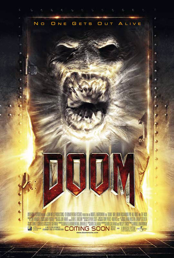 Affiche américaine de 'Doom'