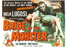 Miniature d'affiche américaine de 'La fiançée du monstre'