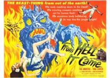 Miniature d'affiche américaine de 'From Hell It Came'