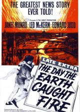Miniature d'affiche britannique de 'Le jour où la terre prit feu'