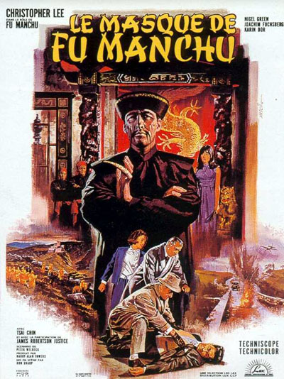 Affiche française de 'Le masque de Fu-Manchu'