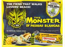 Miniature d'affiche américaine de 'The Monster of Piedras Blancas'