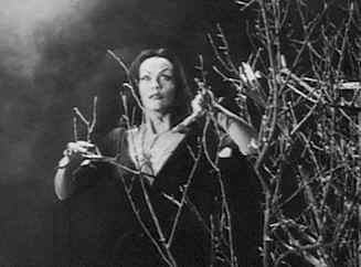 La femme mort-vivant (Vampira) observe... et attaque ! - Plan 9 From Outer Space (Plan 9 from Outer Space)