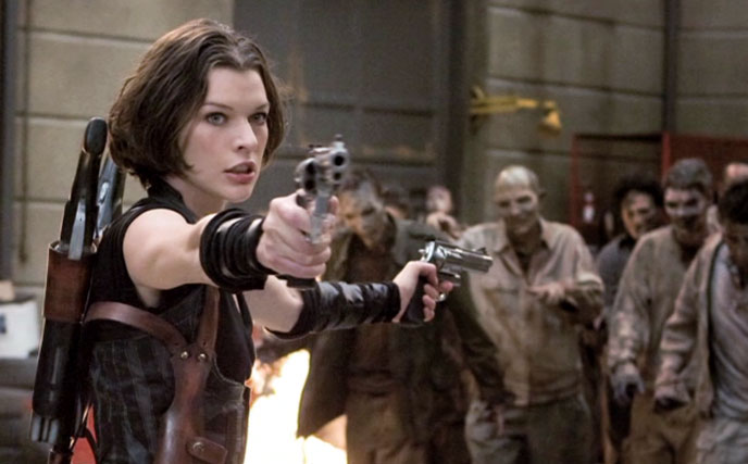 зомби с милой йовович. милла йовович обитель зла 2002. милла йовович 2022. обитель зла 2016 милла йовович. зомби с милой йовович.