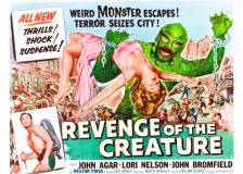 Miniature d'affiche américaine de 'La revanche de la créature'