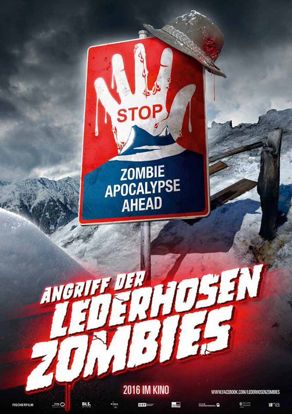 Affiche autrichienne de 'Attack of the Lederhosen zombies'