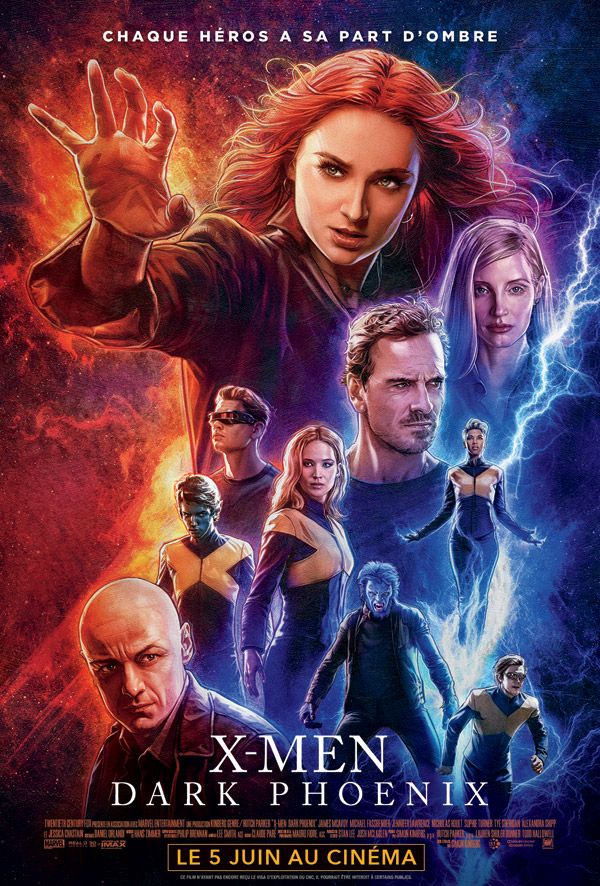 Movie Posters From X Men Dark Phoenix Simon Kinberg 2019