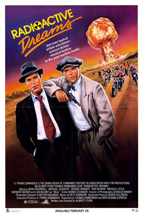 Affiche américaine de 'A la conquête du monde post nucléaire'