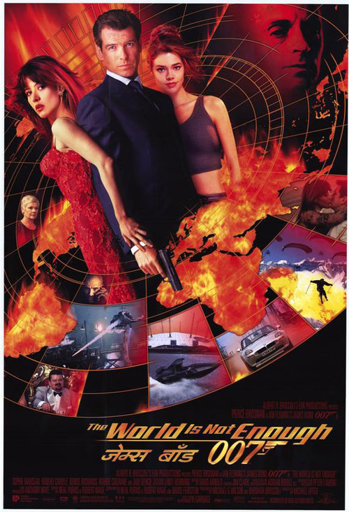the world is not enough movie poster