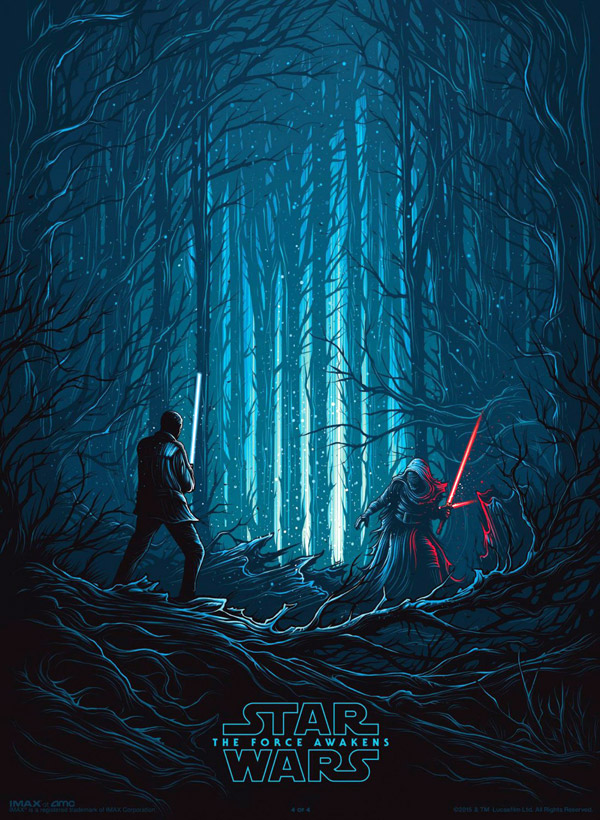 Affiche américaine de 'Star Wars : épisode VII - Le Réveil de la Force'