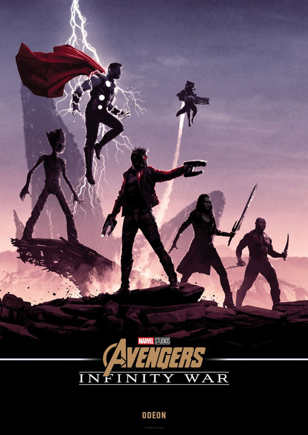 Affiche américaine de 'Avengers: Infinity War'
