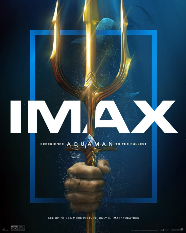 Affiche américaine de 'Aquaman'
