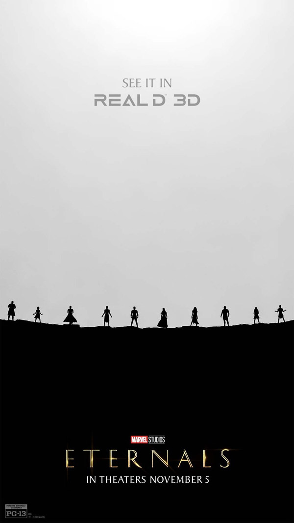 Affiche cinéma n°21 de Les Eternels (2021) SciFiMovies